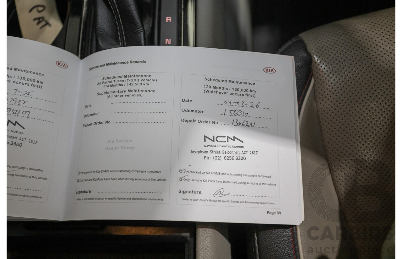 05/2017 Kia Carnival SLi YP MY17 4D Wagon Graphite Metallic Turbo Diesel 2.2L