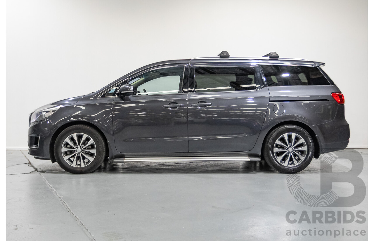 05/2017 Kia Carnival SLi YP MY17 4D Wagon Graphite Metallic Turbo Diesel 2.2L