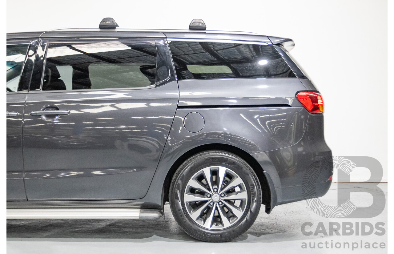 05/2017 Kia Carnival SLi YP MY17 4D Wagon Graphite Metallic Turbo Diesel 2.2L