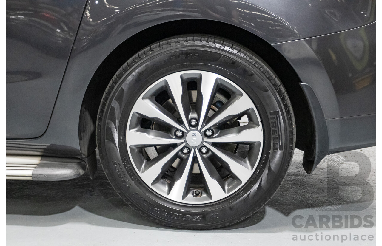 05/2017 Kia Carnival SLi YP MY17 4D Wagon Graphite Metallic Turbo Diesel 2.2L