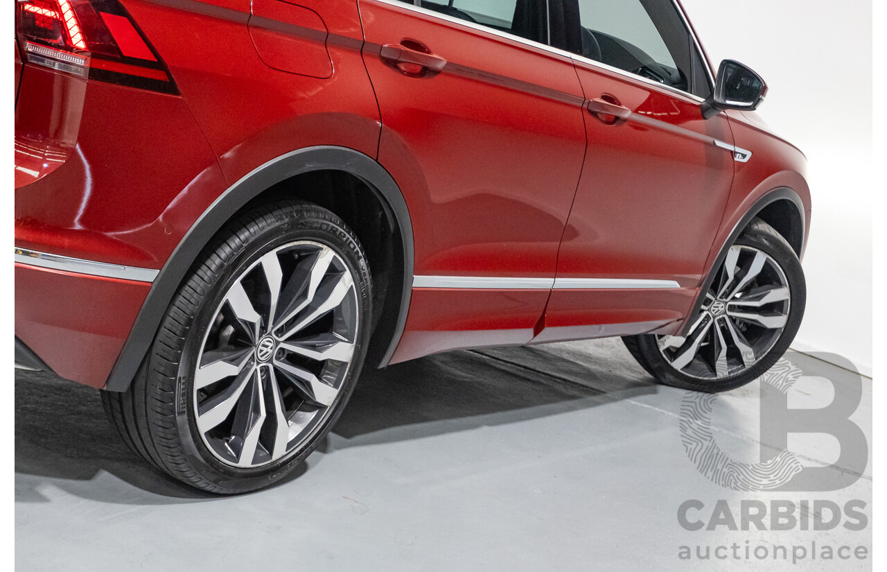 5/2017 Volkswagen Tiguan 162 TSI Highline (AWD) 5NA 4D Wagon Ruby Red Metallic Turbo 2.0L