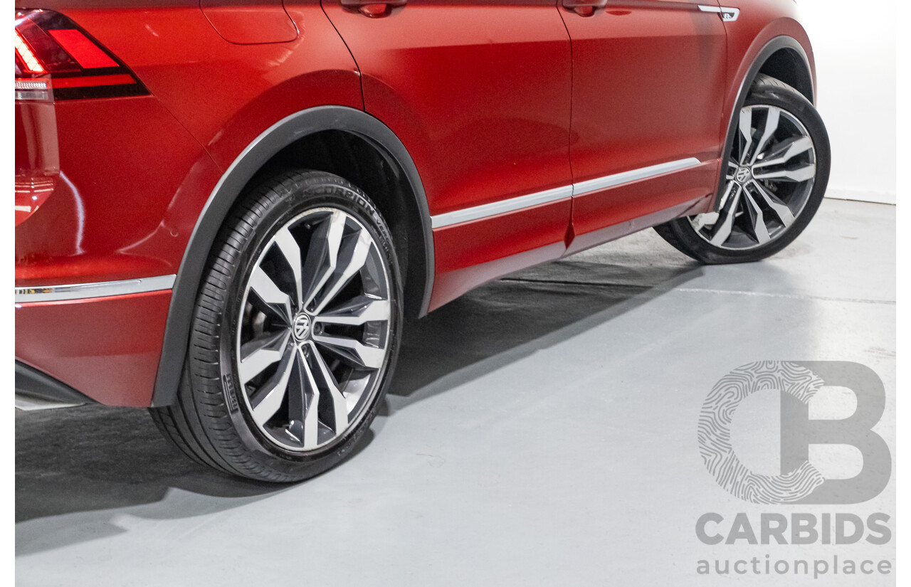 5/2017 Volkswagen Tiguan 162 TSI Highline (AWD) 5NA 4D Wagon Ruby Red Metallic Turbo 2.0L
