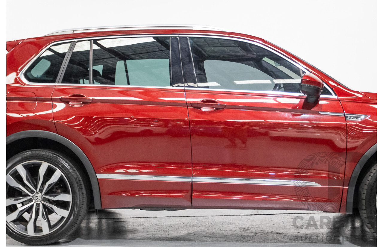 5/2017 Volkswagen Tiguan 162 TSI Highline (AWD) 5NA 4D Wagon Ruby Red Metallic Turbo 2.0L