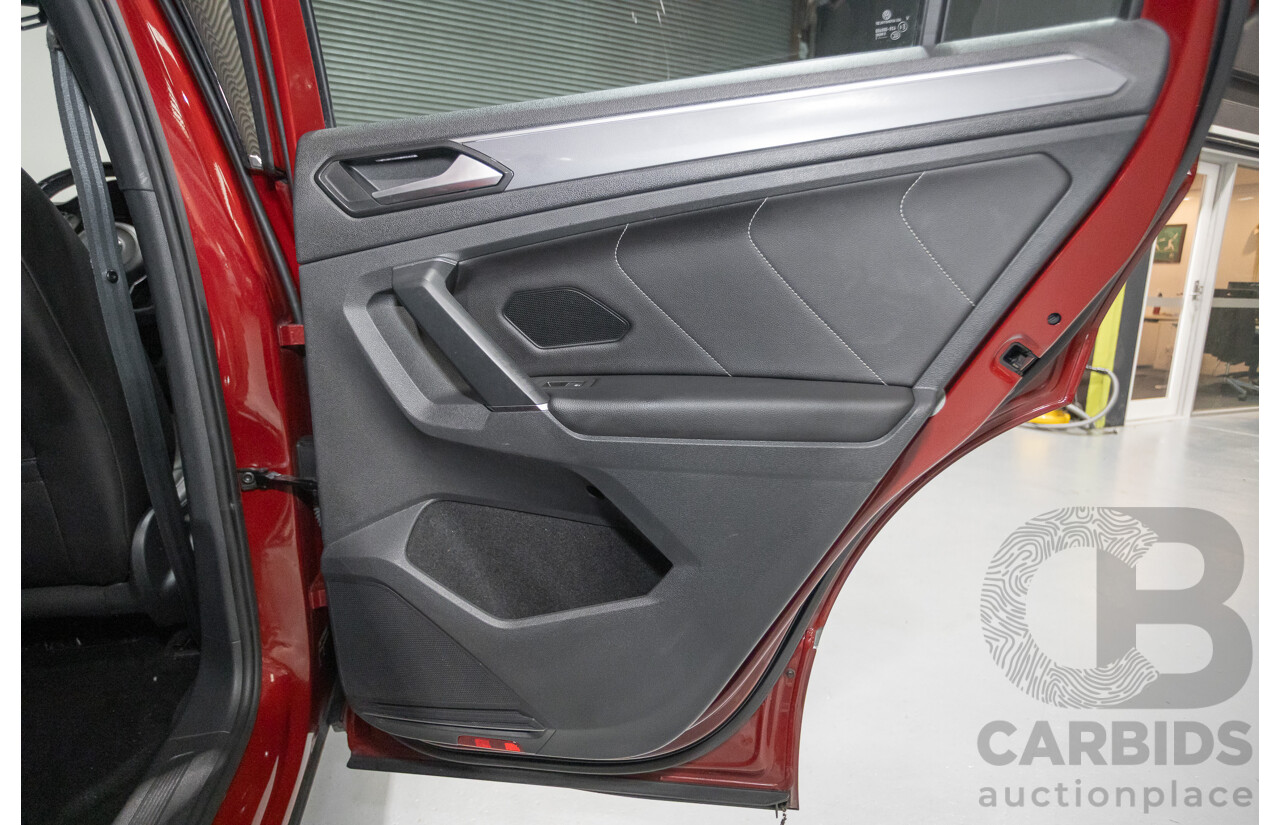 5/2017 Volkswagen Tiguan 162 TSI Highline (AWD) 5NA 4D Wagon Ruby Red Metallic Turbo 2.0L