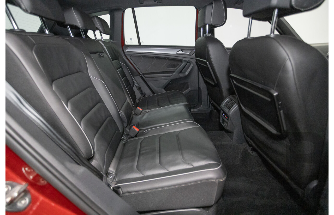 5/2017 Volkswagen Tiguan 162 TSI Highline (AWD) 5NA 4D Wagon Ruby Red Metallic Turbo 2.0L