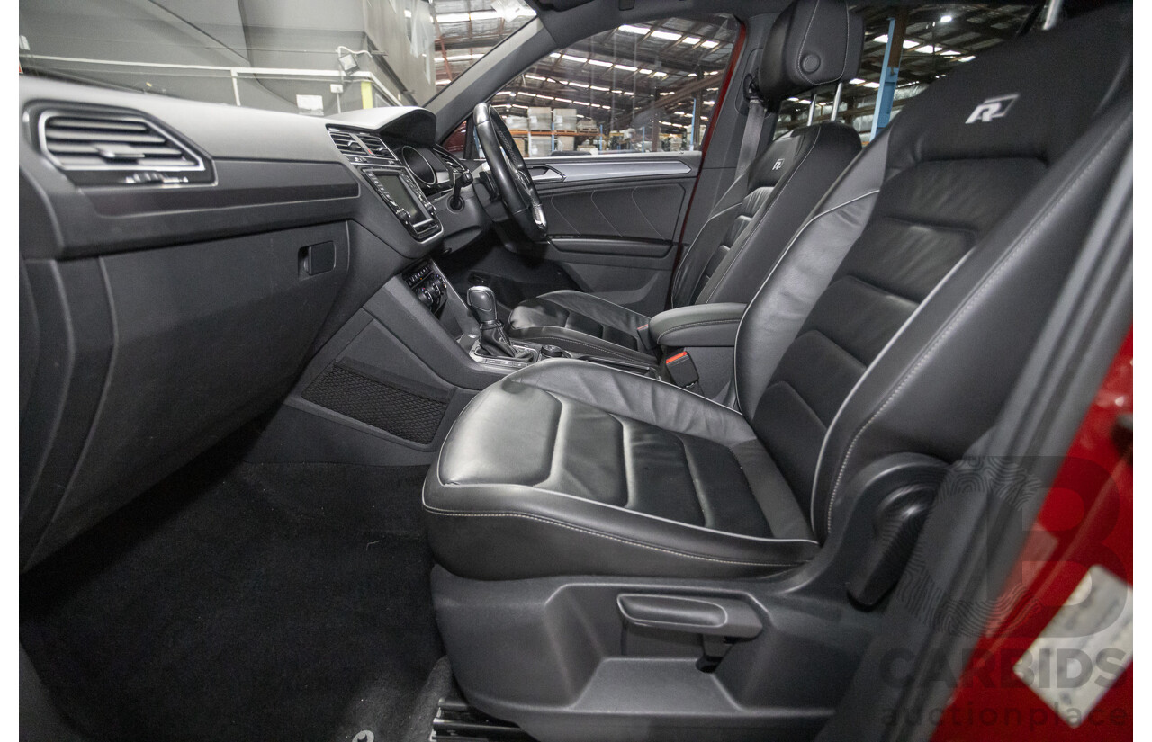 5/2017 Volkswagen Tiguan 162 TSI Highline (AWD) 5NA 4D Wagon Ruby Red Metallic Turbo 2.0L