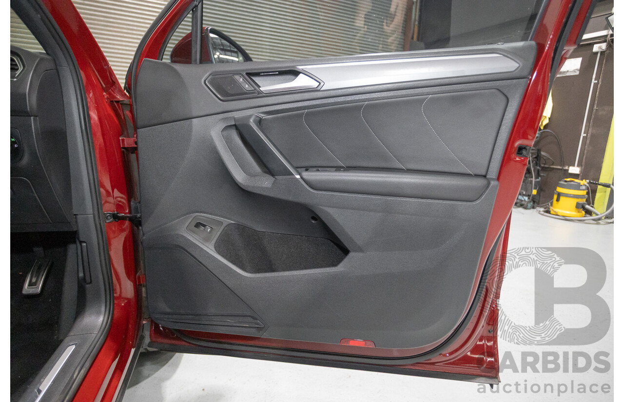 5/2017 Volkswagen Tiguan 162 TSI Highline (AWD) 5NA 4D Wagon Ruby Red Metallic Turbo 2.0L