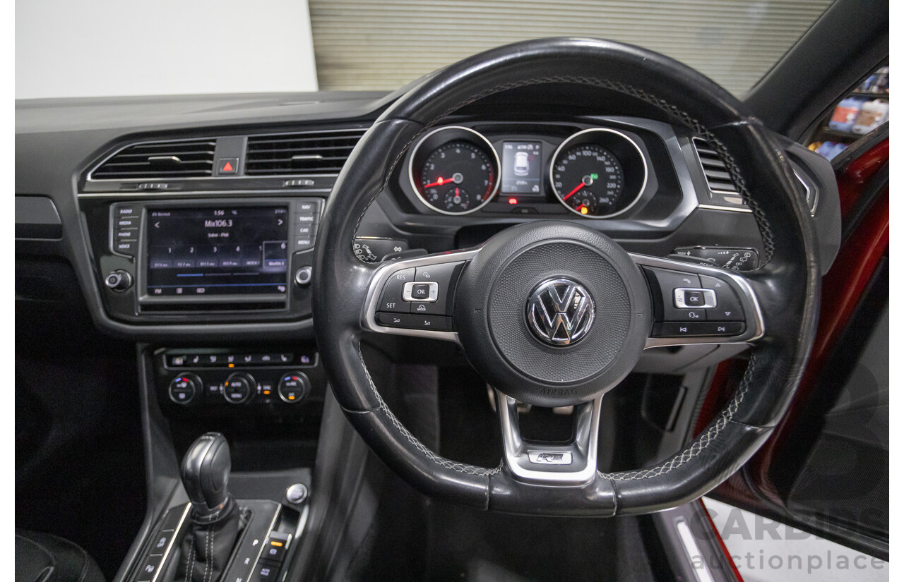 5/2017 Volkswagen Tiguan 162 TSI Highline (AWD) 5NA 4D Wagon Ruby Red Metallic Turbo 2.0L