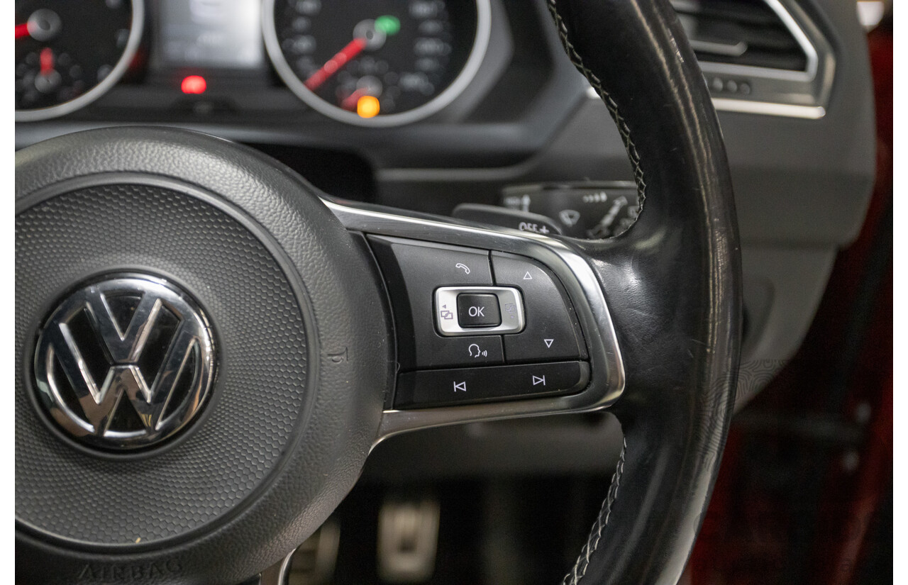 5/2017 Volkswagen Tiguan 162 TSI Highline (AWD) 5NA 4D Wagon Ruby Red Metallic Turbo 2.0L