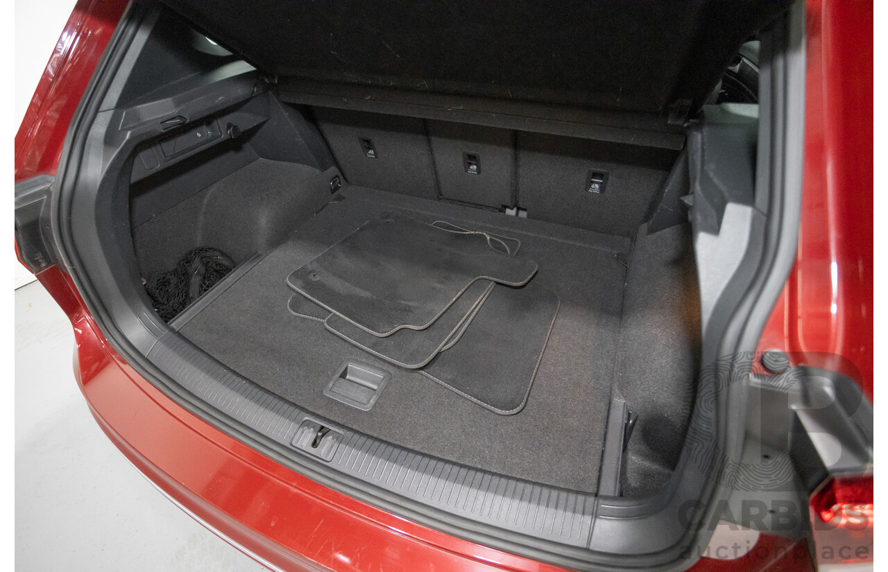 5/2017 Volkswagen Tiguan 162 TSI Highline (AWD) 5NA 4D Wagon Ruby Red Metallic Turbo 2.0L