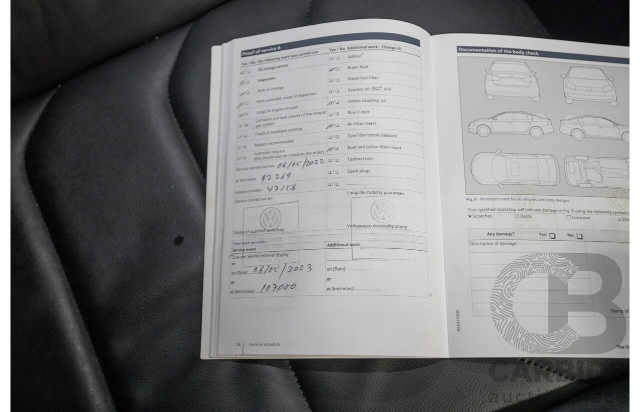 5/2017 Volkswagen Tiguan 162 TSI Highline (AWD) 5NA 4D Wagon Ruby Red Metallic Turbo 2.0L