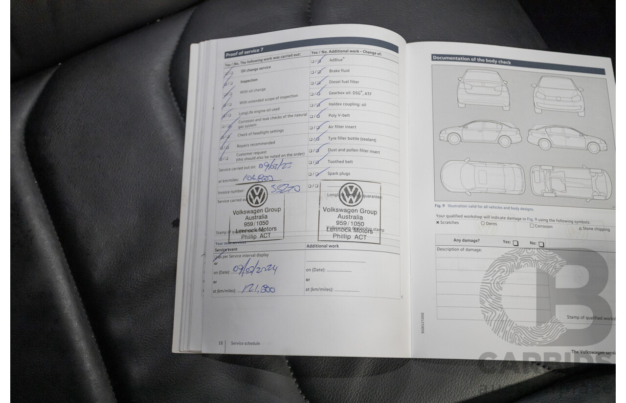 5/2017 Volkswagen Tiguan 162 TSI Highline (AWD) 5NA 4D Wagon Ruby Red Metallic Turbo 2.0L