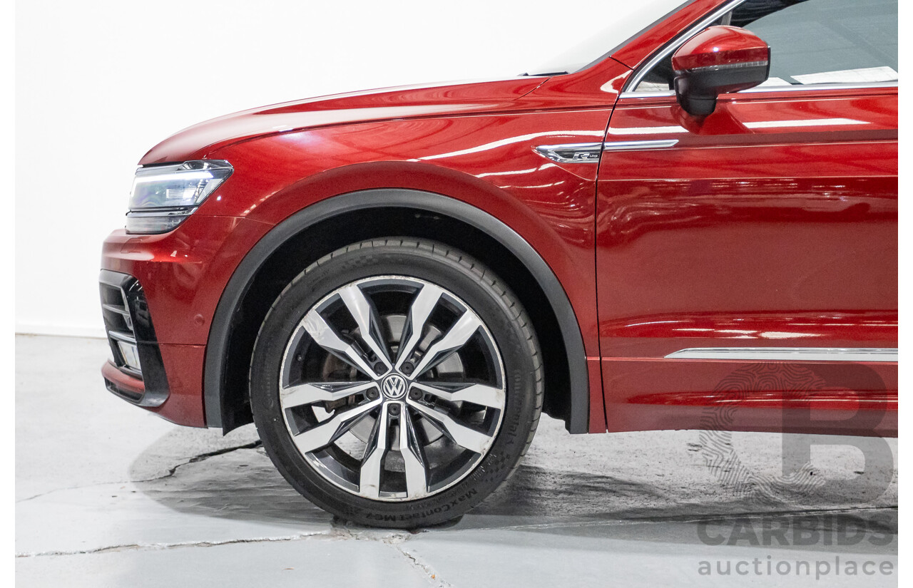 5/2017 Volkswagen Tiguan 162 TSI Highline (AWD) 5NA 4D Wagon Ruby Red Metallic Turbo 2.0L