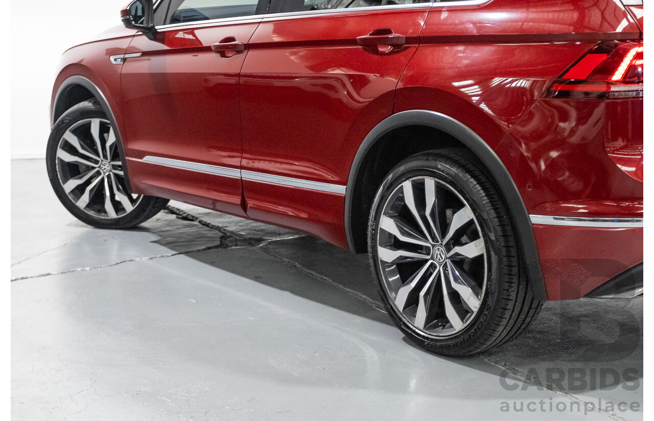 5/2017 Volkswagen Tiguan 162 TSI Highline (AWD) 5NA 4D Wagon Ruby Red Metallic Turbo 2.0L