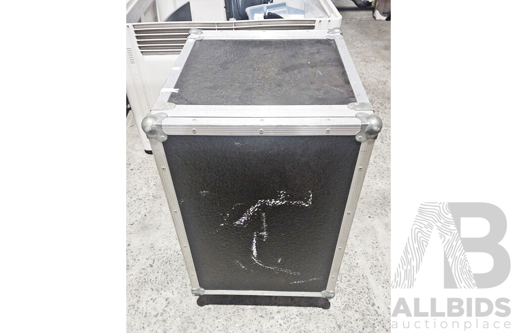 Wheeled Road Case W/ Australian Monitor Equipment