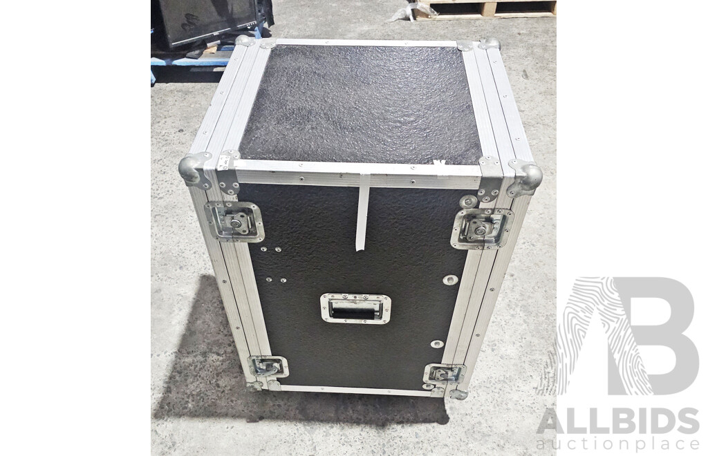 Wheeled Road Case W/ Australian Monitor Equipment