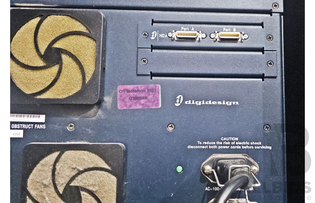 Wheeled Road Case W/ Digidesign Equipment