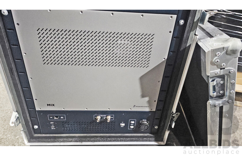 Wheeled Road Case W/ Digidesign Equipment