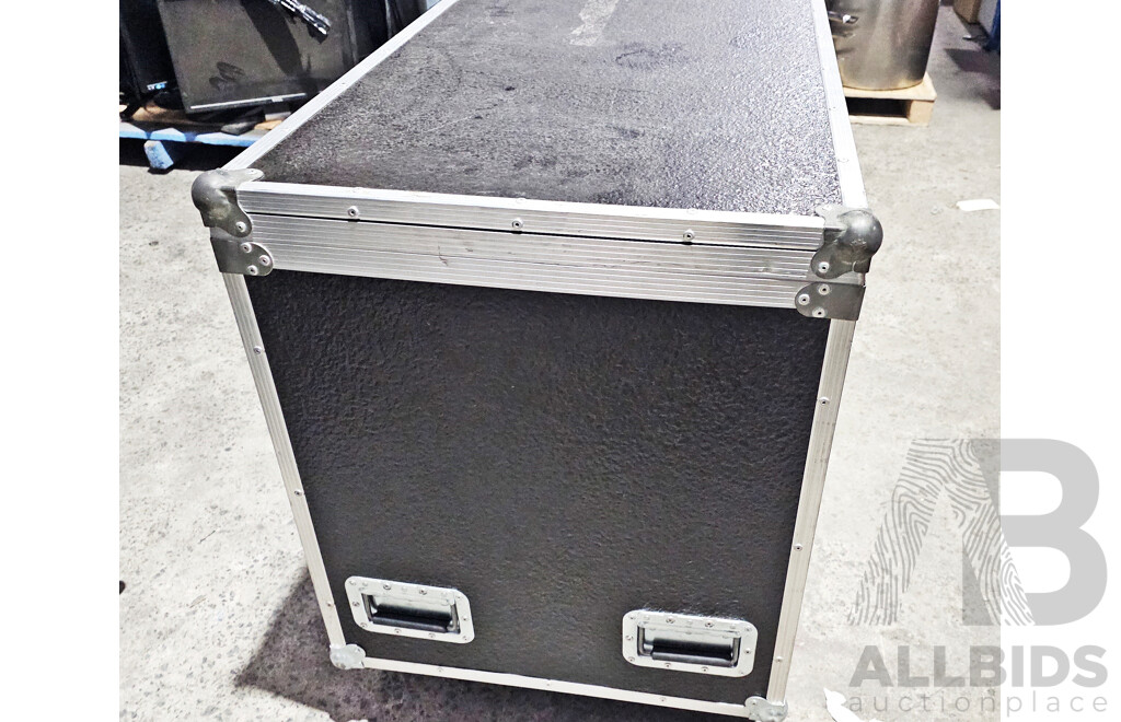 Wheeled Road Case W/ Lighting Equipment