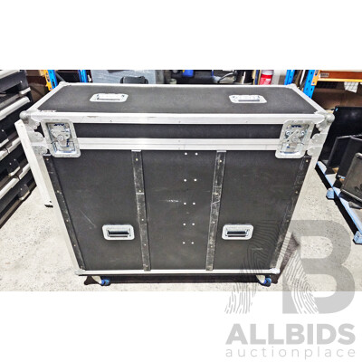 Wheeled Road Case W/ Mixer