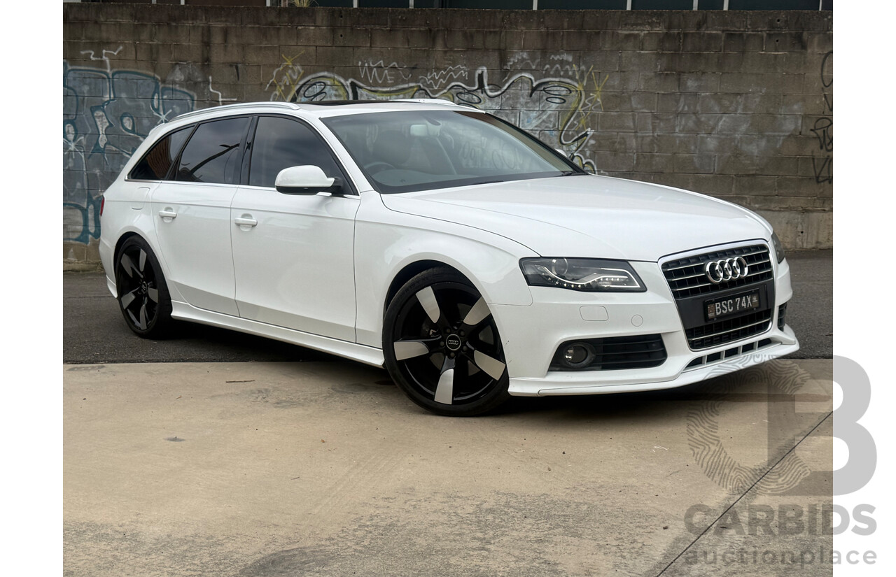 1/2010 Audi A4 2.7 TDI Avant B8 (8K) 4d Wagon White Turbo Diesel V6 2.7L