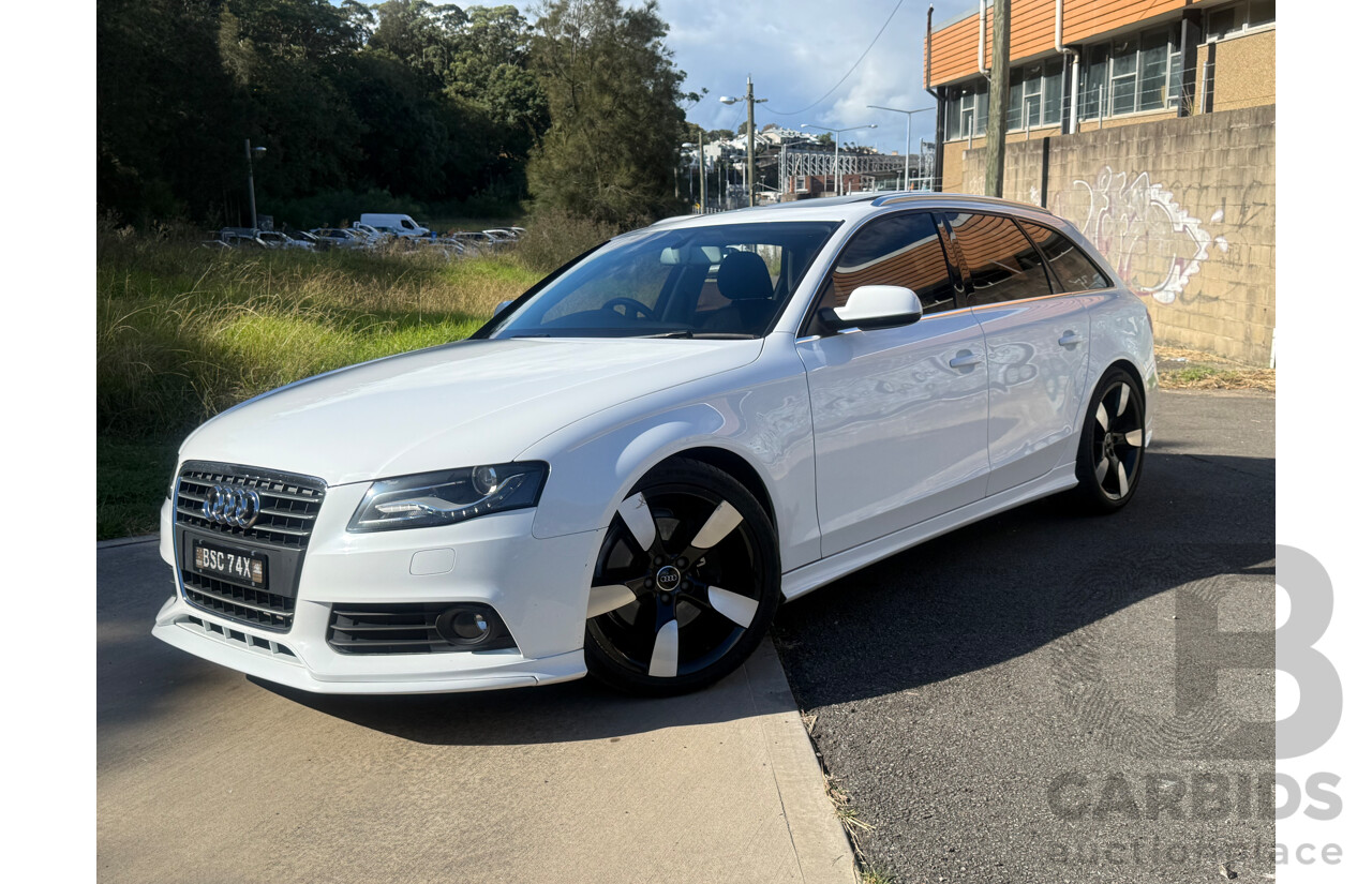 1/2010 Audi A4 2.7 TDI Avant B8 (8K) 4d Wagon White Turbo Diesel V6 2.7L