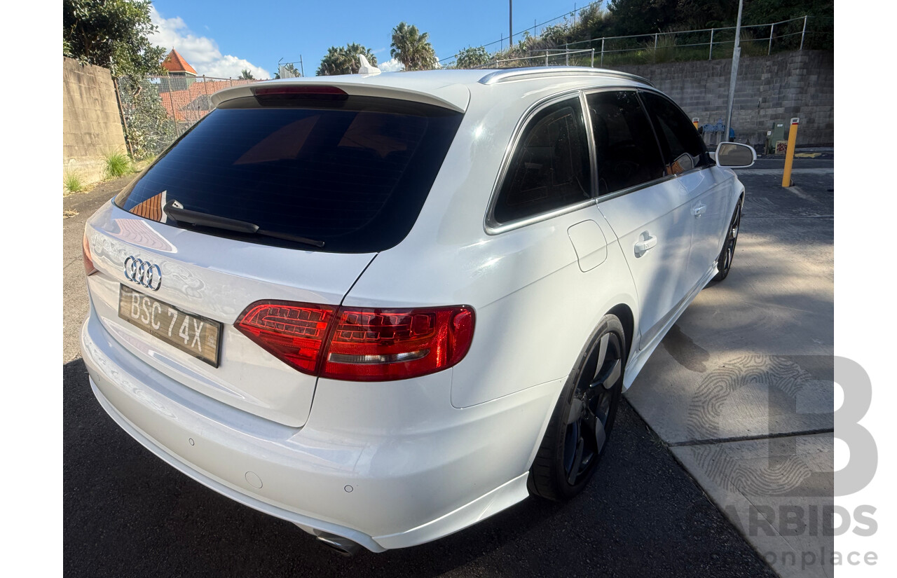 1/2010 Audi A4 2.7 TDI Avant B8 (8K) 4d Wagon White Turbo Diesel V6 2.7L