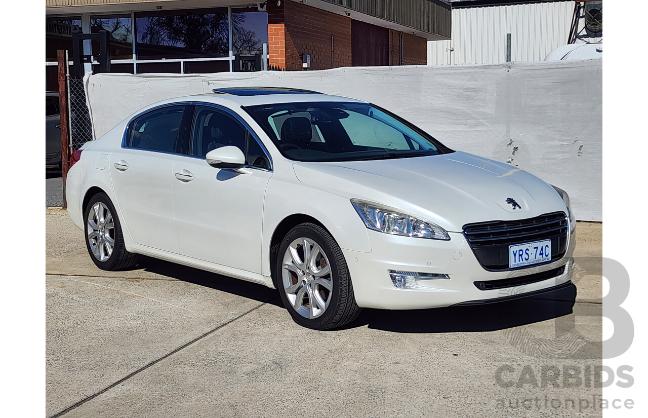 4/2012 Peugeot 508 Allure 1.6T  4d Sedan White 1.6L