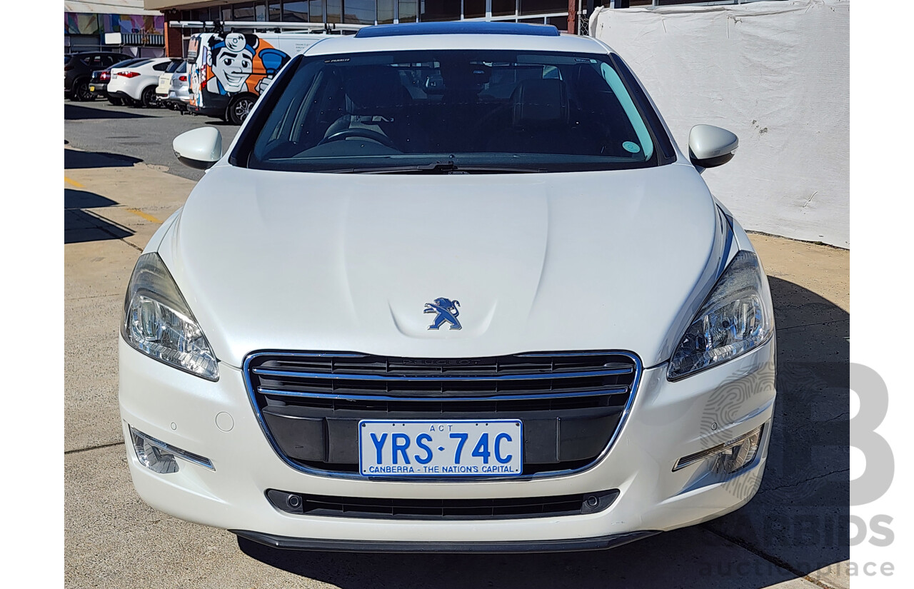 4/2012 Peugeot 508 Allure 1.6T  4d Sedan White 1.6L