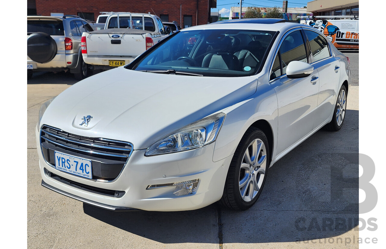 4/2012 Peugeot 508 Allure 1.6T  4d Sedan White 1.6L
