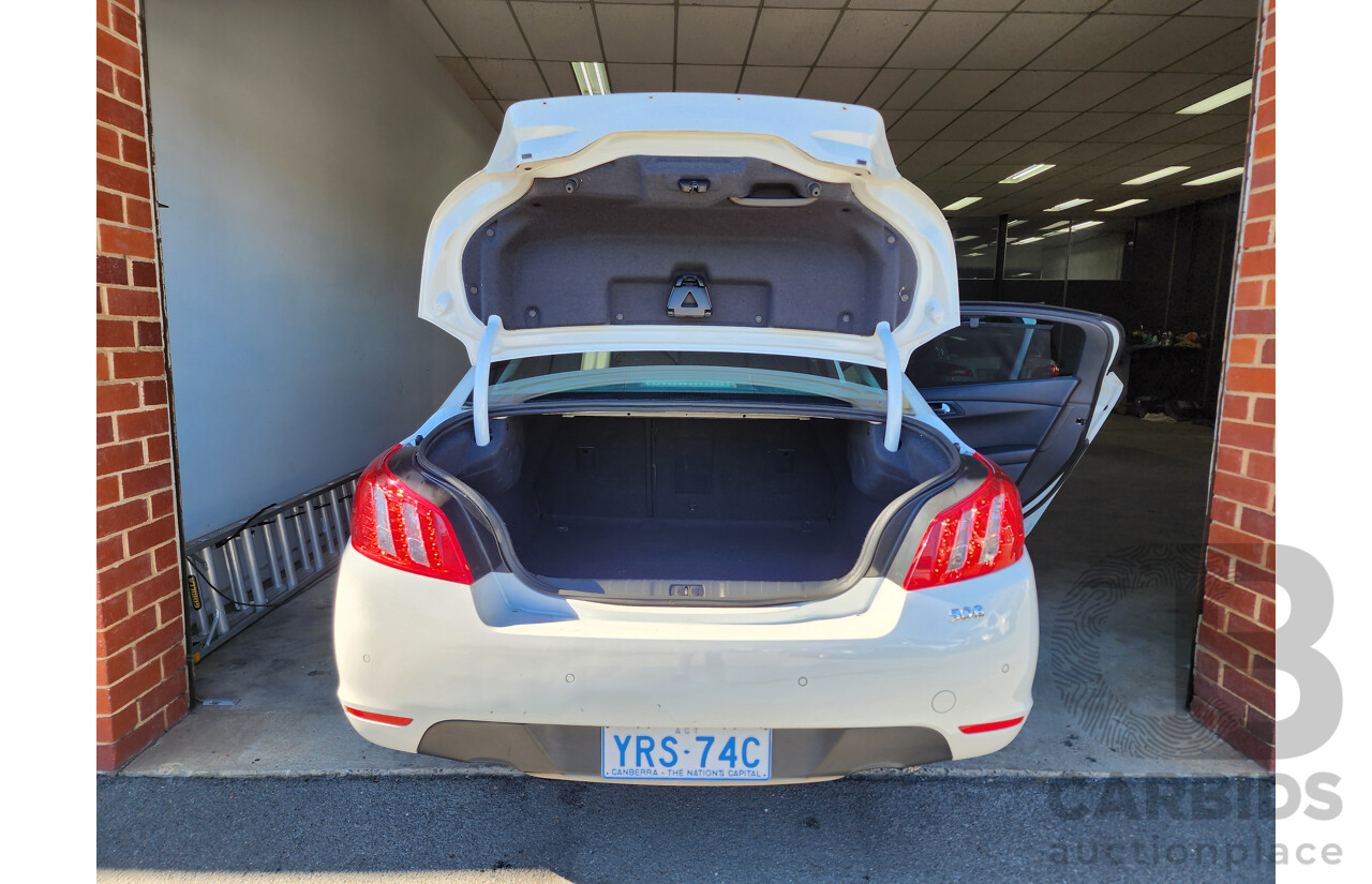 4/2012 Peugeot 508 Allure 1.6T  4d Sedan White 1.6L
