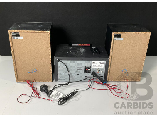 1661405 · LG XBOOM CK43 300W Mini Hifi System with Speakers