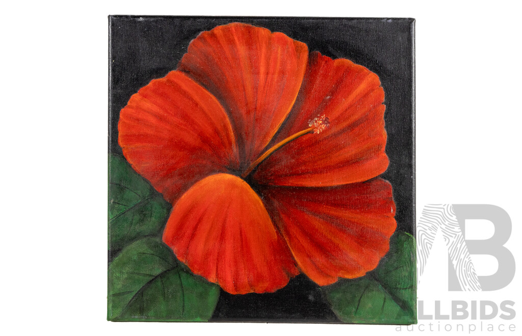 Jill O'Brien (20th Century, Australian), Lot of Nine Varied Flower, Angel and Other Themed Art on Canvas Panels & Ten Frog, Bird, Cartoon and Other on Wood Panels, Original Oils, 40H x 30W cm (largest) (19)