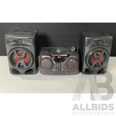 LG XBOOM CK43 300W Mini Hifi System with Speakers