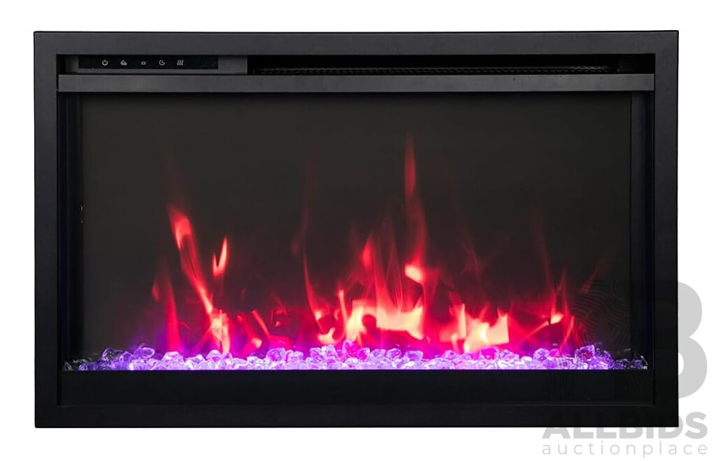 Amantii TRD Xtra Slim Electric Fireplace (TRD-33-Xtraslim)