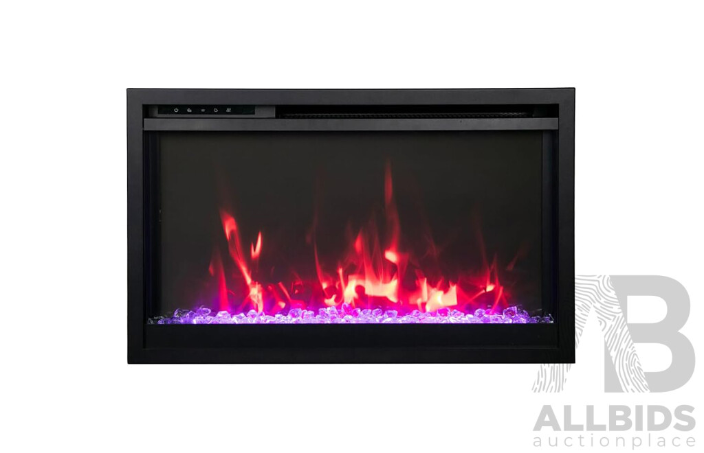Amantii TRD Xtra Slim Electric Fireplace (TRD-33-Xtraslim)