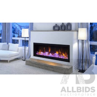 Amantii (BI-60-DEEP) Panorama Deep Full View Smart Electric - 60-Inch Indoor / Outdoor WiFi Enabled Fireplace *Brand New
