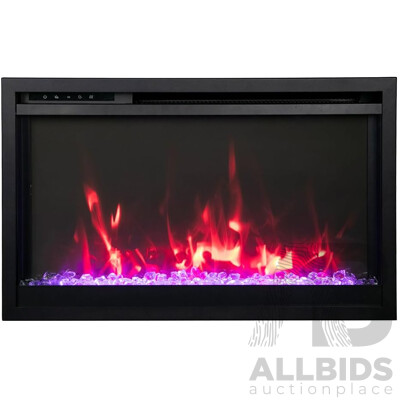 Amantii TRD Xtra Slim Electric Fireplace (TRD-33-Xtraslim)