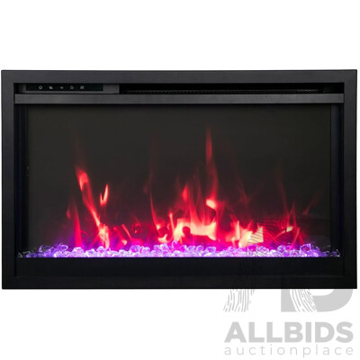 Amantii TRD Xtra Slim Electric Fireplace (TRD-33-Xtraslim)