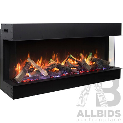 Amantii Tru View XL XT 3 Sided Glass Electric Fireplace (88-TRV-XL-XT)