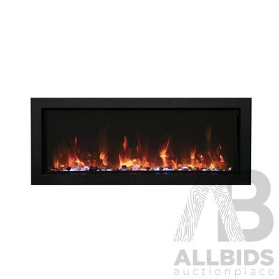 Amantii BI-50-SLIM 50-Inches Panorama Slim Electric Fireplace (BI-50-SLIM)