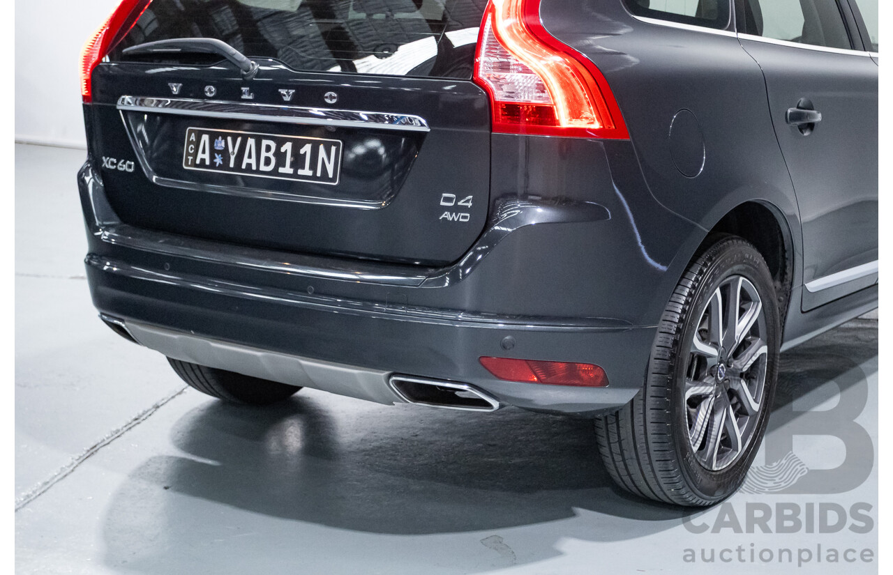 07/2016 Volvo XC60 D4 Luxury (AWD) DZ MY16 4D Wagon Savile Grey Turbo Diesel 2.4L