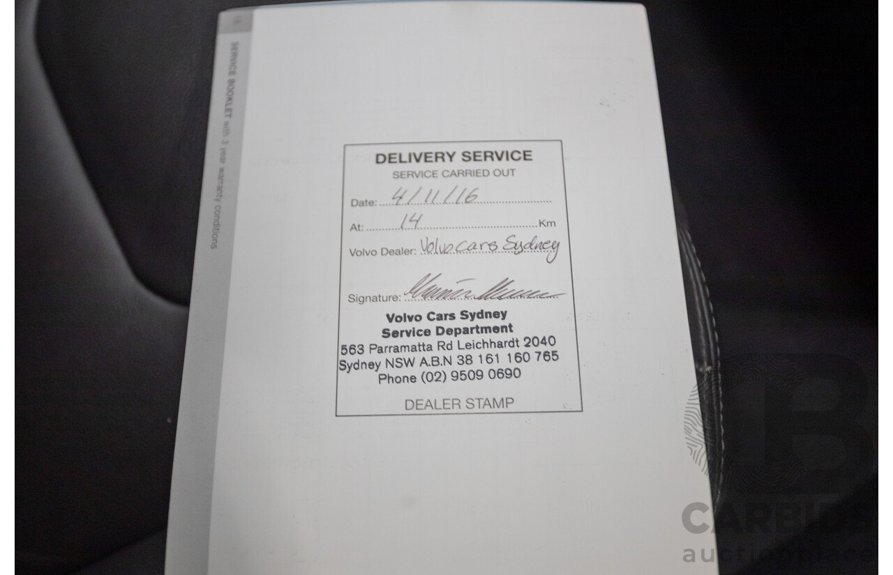 07/2016 Volvo XC60 D4 Luxury (AWD) DZ MY16 4D Wagon Savile Grey Turbo Diesel 2.4L