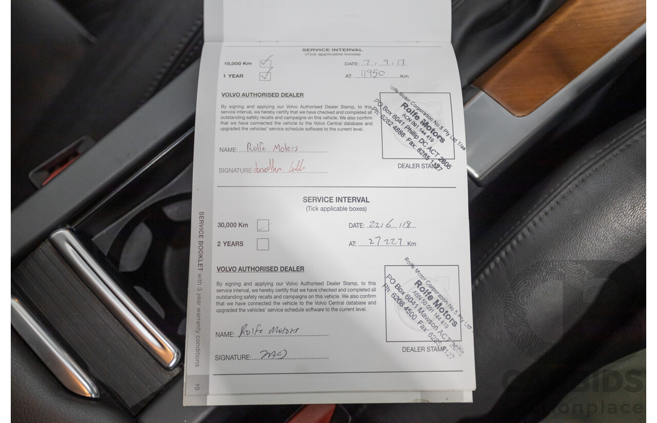 07/2016 Volvo XC60 D4 Luxury (AWD) DZ MY16 4D Wagon Savile Grey Turbo Diesel 2.4L