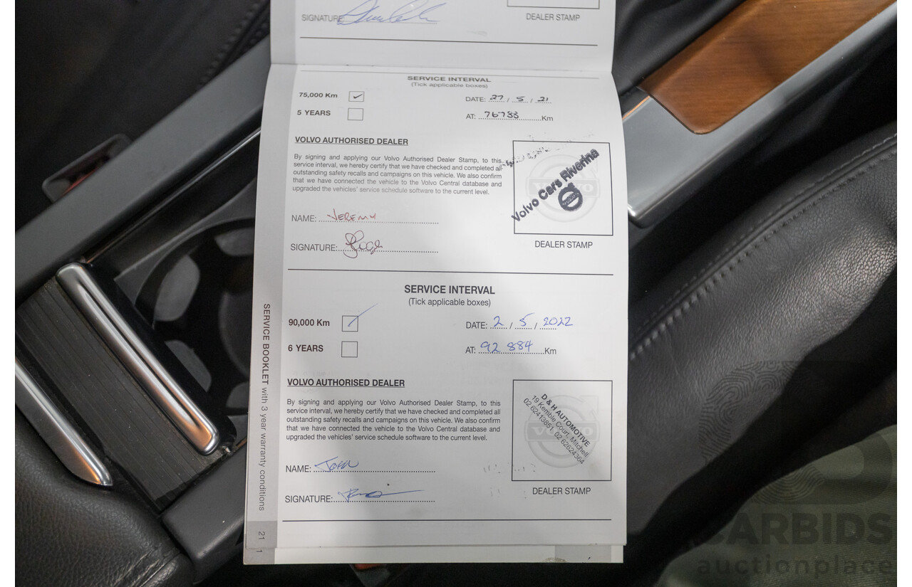 07/2016 Volvo XC60 D4 Luxury (AWD) DZ MY16 4D Wagon Savile Grey Turbo Diesel 2.4L