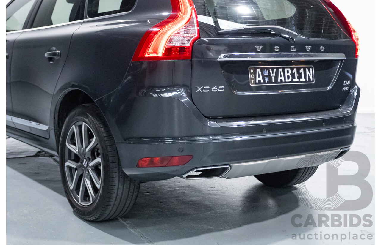 07/2016 Volvo XC60 D4 Luxury (AWD) DZ MY16 4D Wagon Savile Grey Turbo Diesel 2.4L