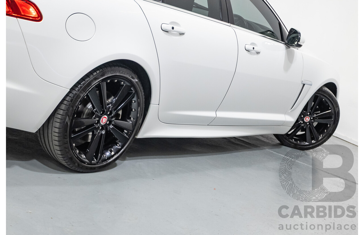 10/2014 Jaguar XF Premium Luxury MY14 4d Sedan Polaris White Turbo 2.0L