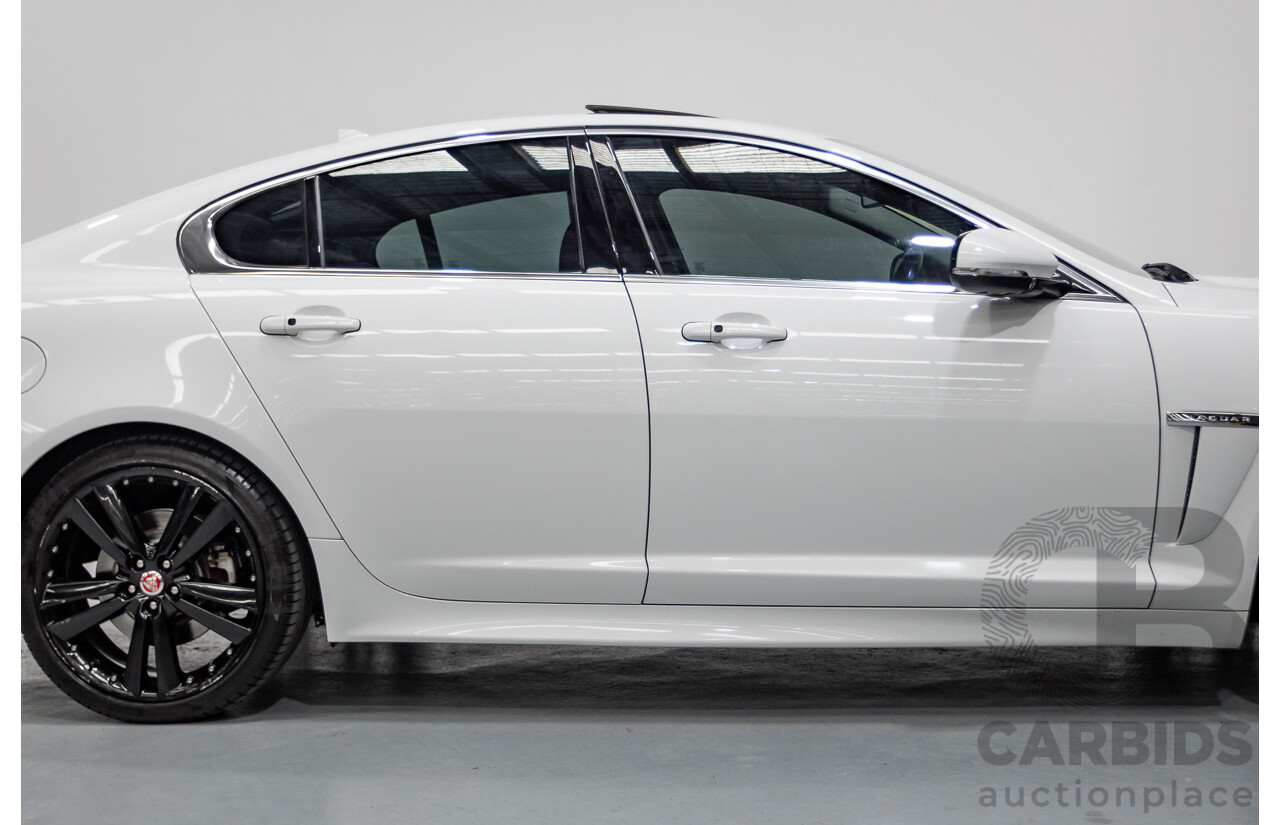 10/2014 Jaguar XF Premium Luxury MY14 4d Sedan Polaris White Turbo 2.0L