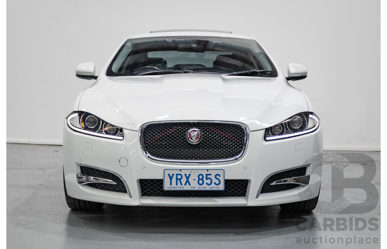 10/2014 Jaguar XF Premium Luxury MY14 4d Sedan Polaris White Turbo 2.0L