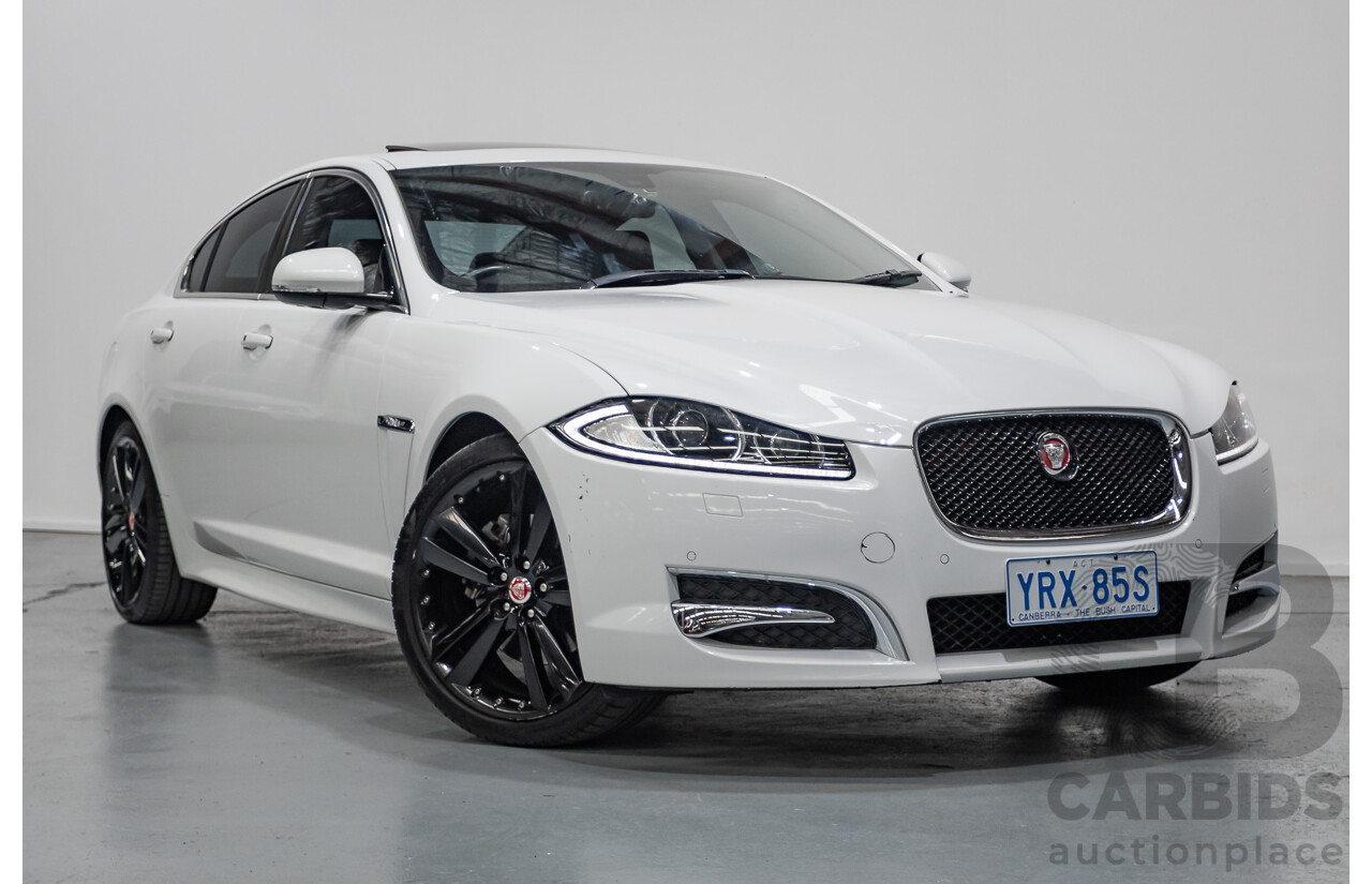 10/2014 Jaguar XF Premium Luxury MY14 4d Sedan Polaris White Turbo 2.0L